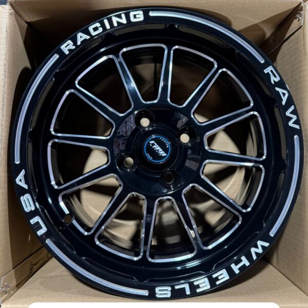 15 4X100 RAW MULTI1570 Black Milling cb72,6 ET30 T.7