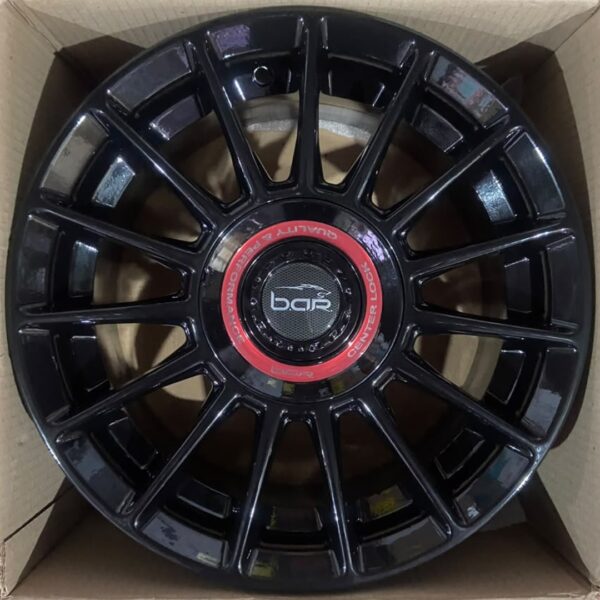 15 4X100/108 NEW SUNLINE Black
