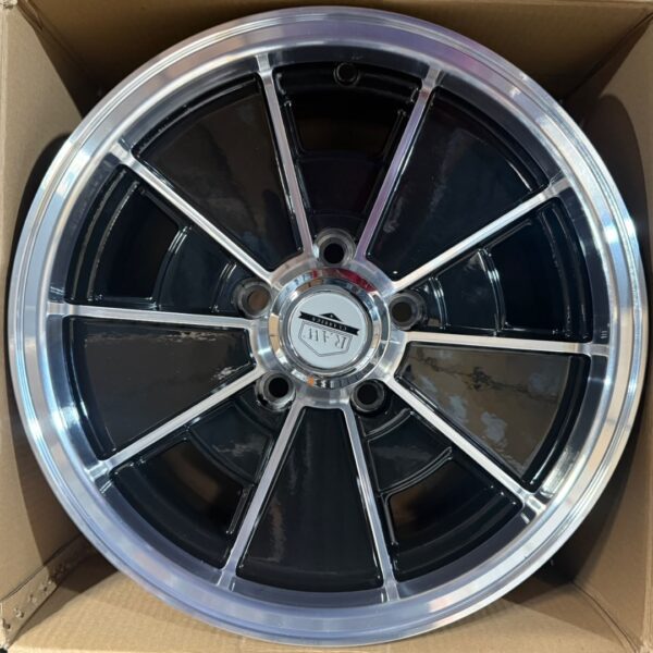 15 5X112 RLW5 DD diamantada preta