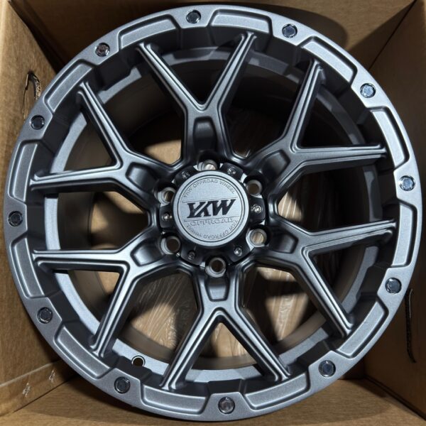 17 6X139 YKW7512 MATTE GRAY + MILLING ET0 CB110 T,9