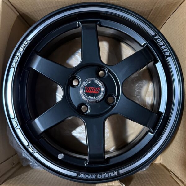15 4X100 F2365 MATT BLACK LINE T.6 ET 40 CB73,1