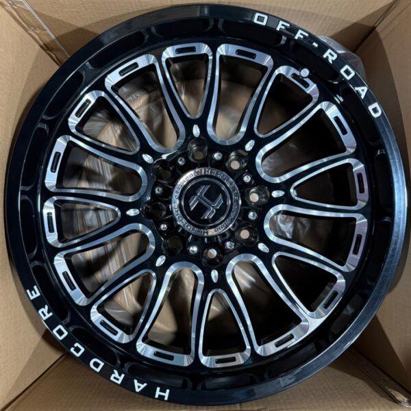 20 8X165 A0352 GLOSS BLACK MILLED CB125,2 T.9 ET 0
