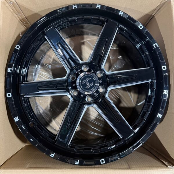22 6X139/135 A0505 GLOSS BLACK MILLED T.10 ET -19 CB106,1