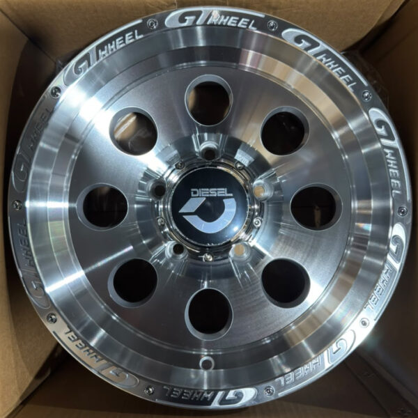 15 5X139 F1000 741 ET-25 CB105 T.8 Silver Machined